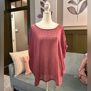 AKEMI + KIN from Anthropologie roseish colored top XS/S definitely oversized.